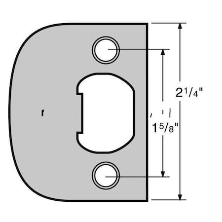 Kwikset Plainlatch and Deadlatch Strike 83437-26D